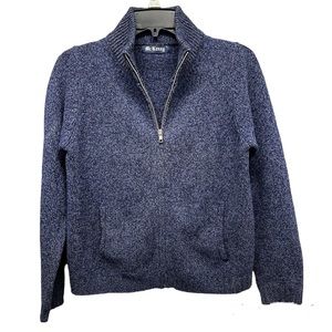 McKenzy Irish Wool Cardigan zip up Sweater, Women’s Small